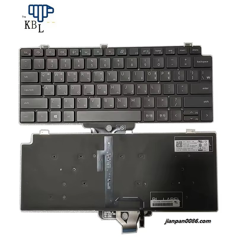 Picture of Original New Korean Language For Dell Latitude 7310 7320 Backlight Laptop Keyboard SG-A2510-XRA PK132UW3B05 80P14146 