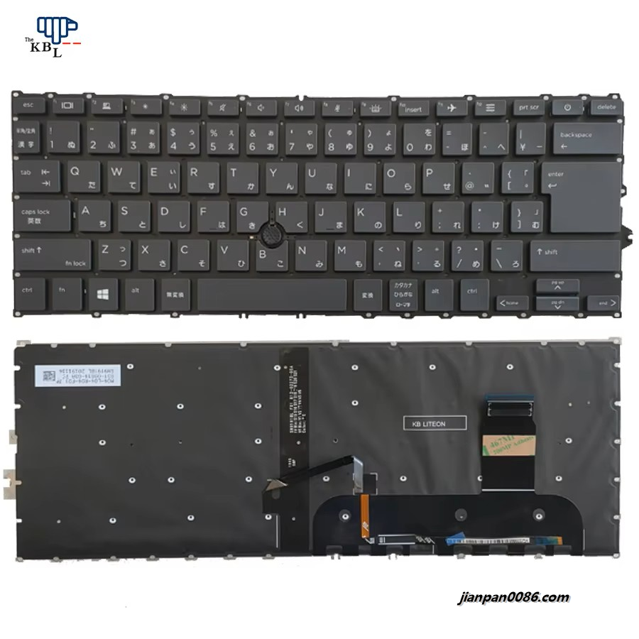 Picture of Oraginal New Japanese Language For HP 745 G7 G8 840 G7 Black Backlit Laptop Keyboard ZW SG-A2150-2VA SN9191BL1