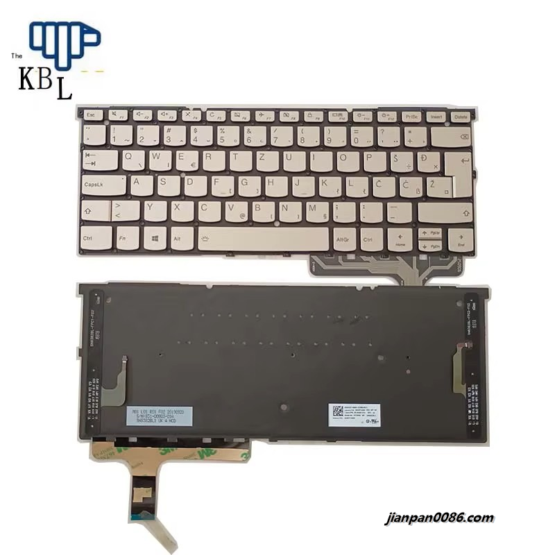 Picture of Original New SA SL YU Language For Lenvov S940-14 Silver Backlight Laptop Keyboard  SG-95460-2TA SN20T10900 25PTDH5528