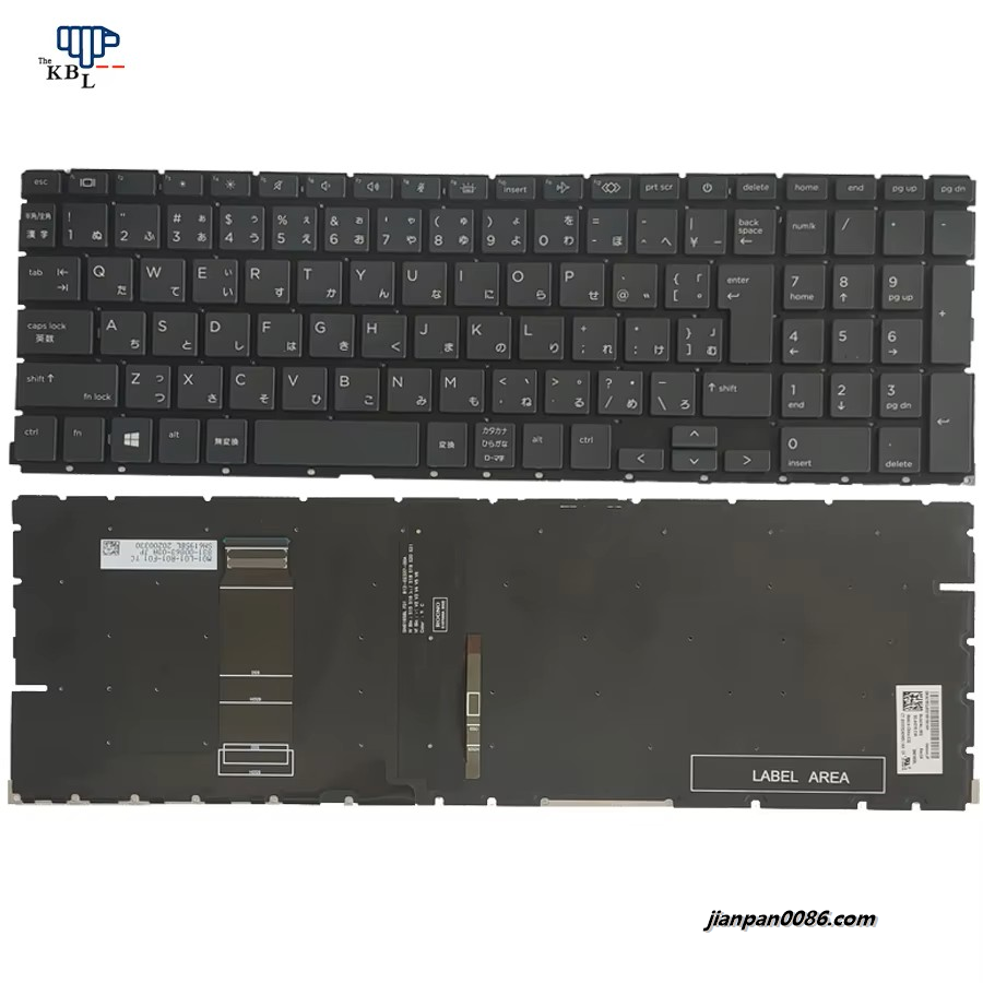 Picture of Original New Japanese For HP  ProBook 450 G8 ZHAN 66 455 G8 440 G8 X8Q Backlit Laptop Keyboard SN6195BL SG-A4310-2VA 2P11651