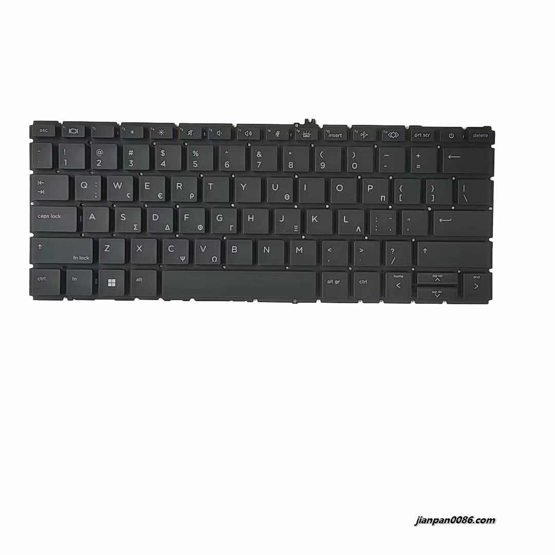 Picture of Original New Greece Language For HP 830 G7 Black Backlight Laptop Keyboard SG-2110-X2A  SN9190BL 1PA025 19092