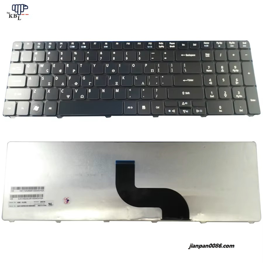 Picture of Original New For Acer Aspire Greece Language 5810 5810T 7739 7739ZG 5560 5749Z Laptop Keyboard NSK-AL00L PK130C92A01 V104730BS1 90.4CD07.S0L