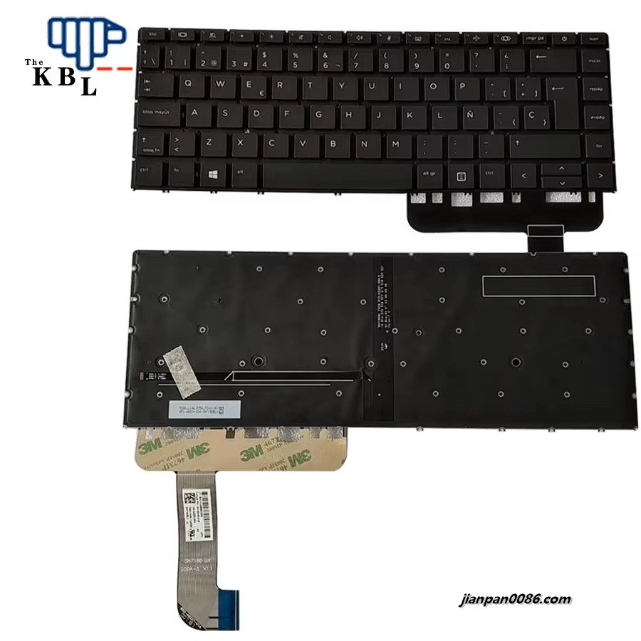 Picture of Original New Spanish Language For HP ZBook Studio G7 Grey Backlight Laptop Keyboard SG-A2220-2EA SN7190BL 40PTDH5978