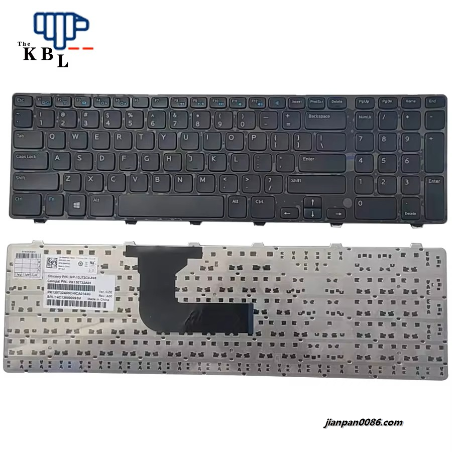 Picture of Original New US Language For DELL Inspiron 17-5721 3721 5737 3737 5735 M731R Black Laptop Keyboard MP-10J73C0-698 12PTDH3581