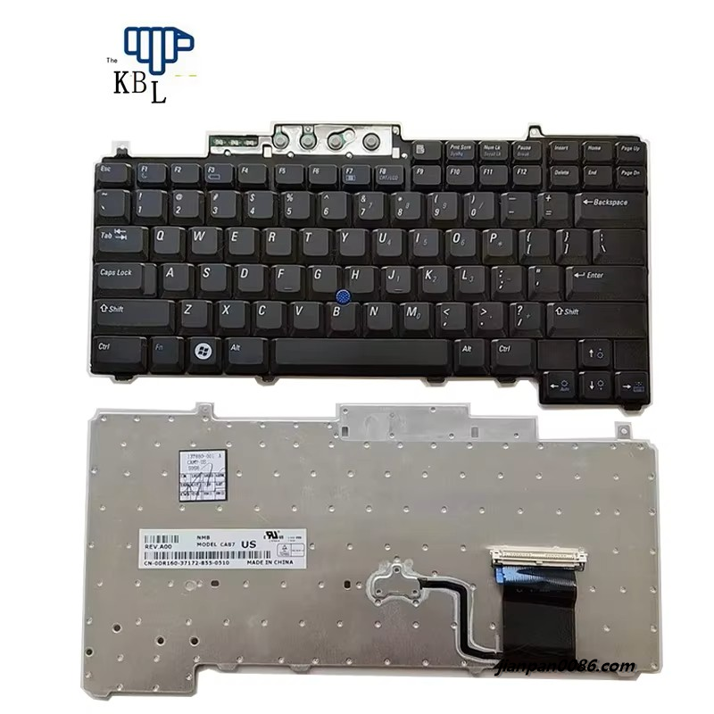 Picture of Original US Language For Dell Latitude d620 d630 D820 D830 Black Laptop Keyboard 0JW467 14PTDH3579 95%New