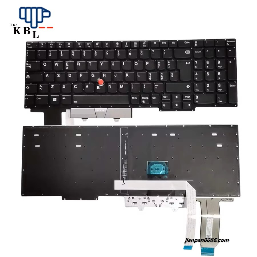 Picture of Original New Italy Language For Lenovo Thinkpad E15 Gen 2 Gen 1 Black Backlit Laptop Keyboard V185820DK1 7PTDH6041