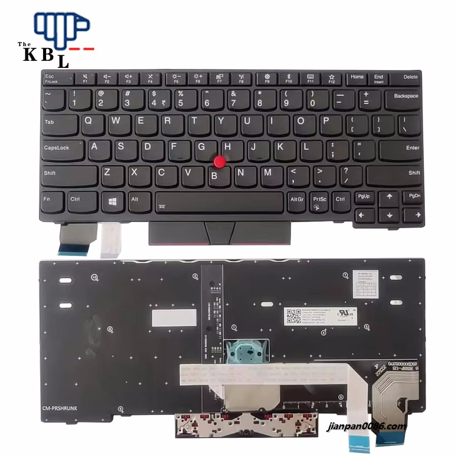Picture of Original New India English Language For IBM Thinkpad X280 X285 X390 X395 Black Backlight Laptop Keyboard SG-91590-3EA SN1394BL PK131L61B09 FRU NO.5N20V43212 A819