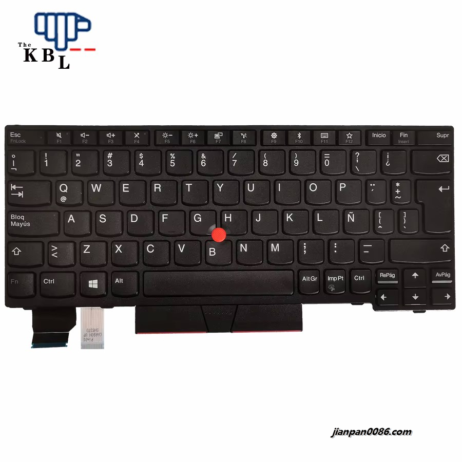 Picture of Original New Latin Language For Lenovo ThinkPad X280 X285 X390 X395 Black Laptop Keyboard  LA SG-91530-74A SN8383 1PTDH2306 TDH2306
