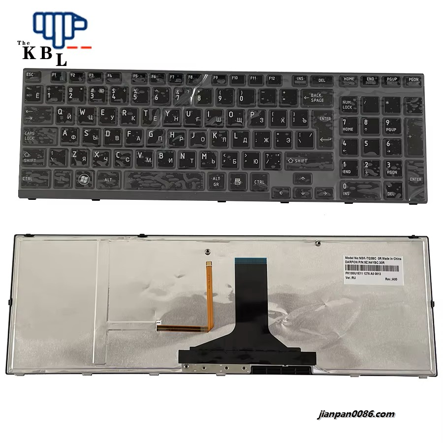 Picture of Original New Russian Language For Toshiba Satellite P755 P770 P775 P750 P750D Backlit Laptop Keyboard NSK-TQ3 PK130IU1E06