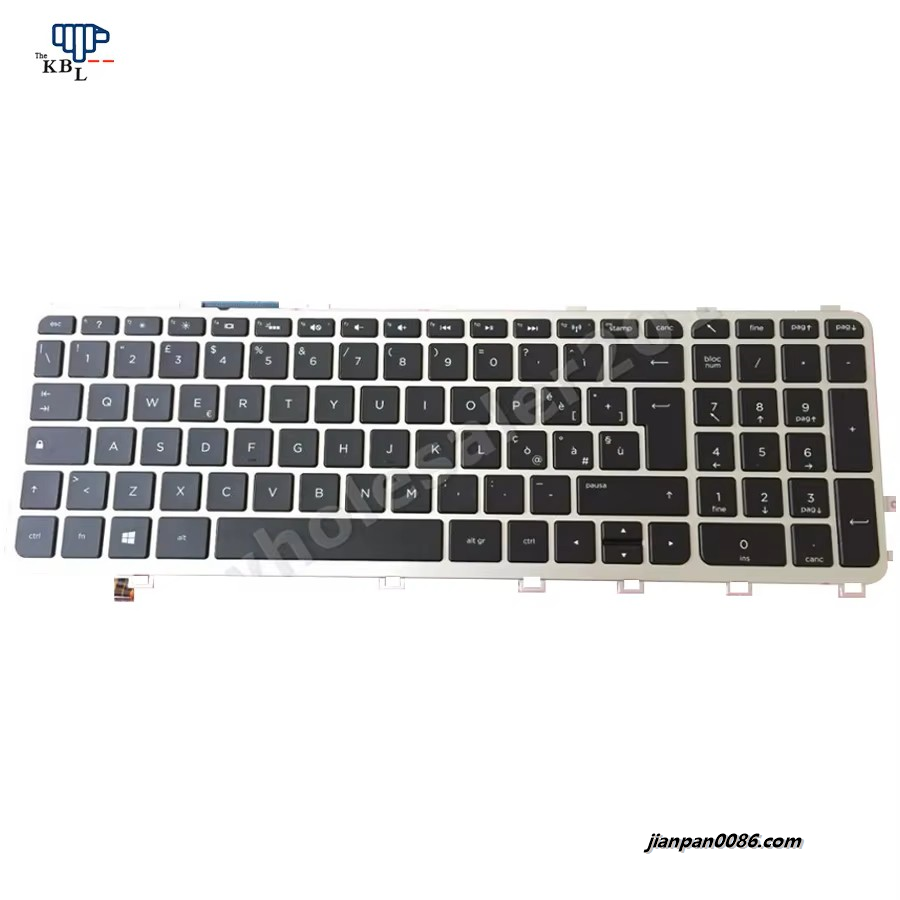 Picture of Original New Italy Language For HP Envy 15-J 17-J 17-j000 15-J085NR Backlit  Laptop Keyboard 711505-061