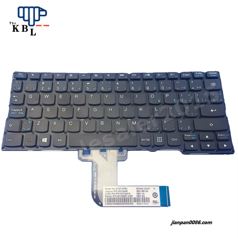 Picture of Original New Canada-French For Lenovo Ideapad Yoga 2 11 NTH CF Laptop Keyboard 25214448 PK130T52A16