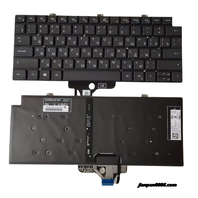 Picture of Original New RU Russian Layout For Dell 7320 Original Backlit Laptop Keyboard SG-A2730-XAA 10PTDH5036