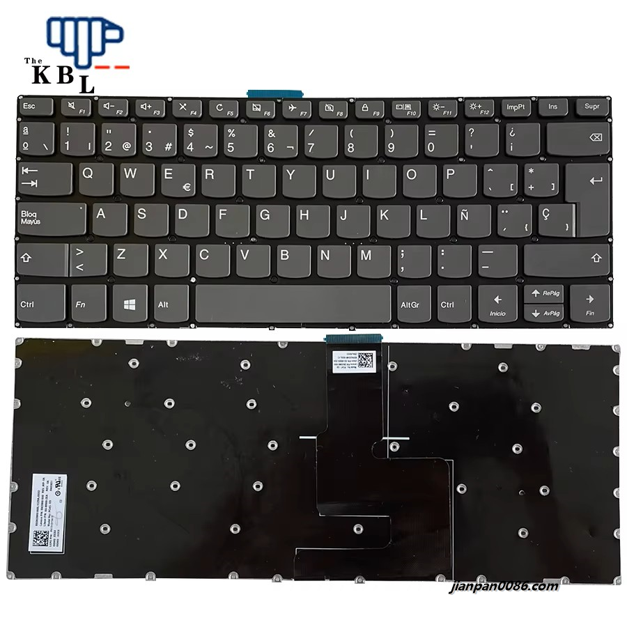 Picture of Oraginal New For Lenovo IdeaPad 320-14isk Spanish Language Gray Laptop Keyboard PK131DY3A13 SG-98900-2EA