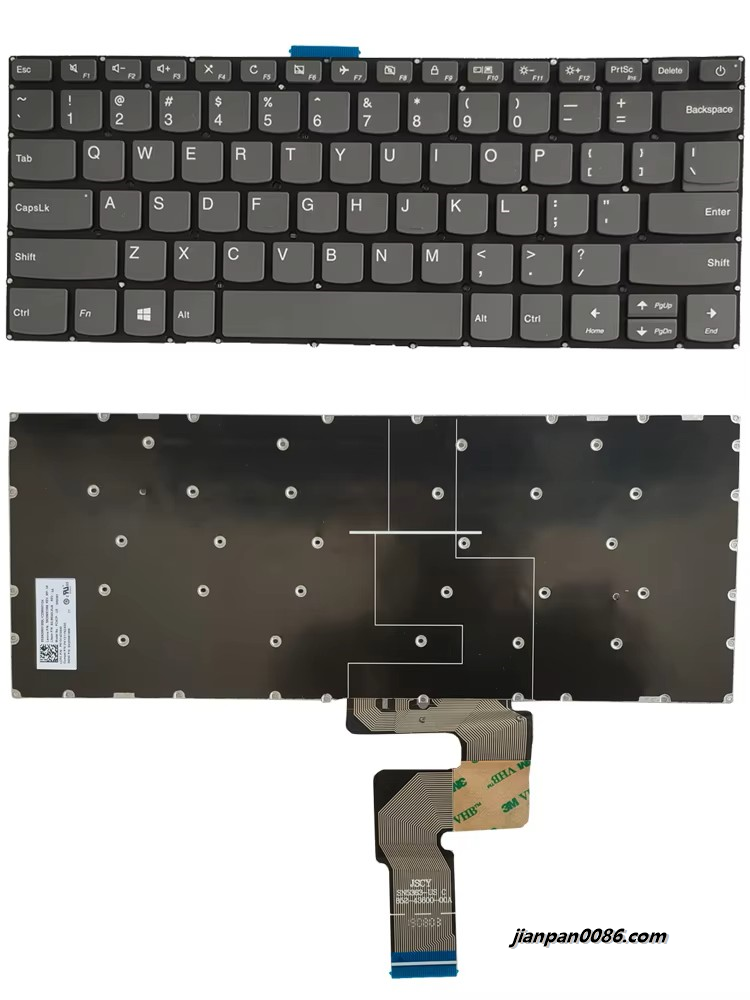Picture of Original New US Language For Lenovo Ideapad 320-14isk Nobacklit Laptop Grey Keyboard SN20M61999 SG-86340-XUA 36P15077