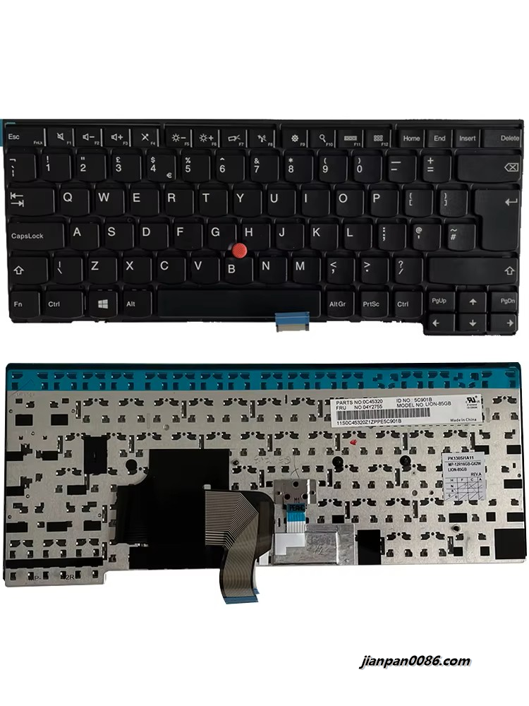 Picture of Original New For IBM Thinkpad UK Language E431 T440 T440P E440 T440s T431 Nobacklit Laptop Keyboard 1P3476 00HW905 E2