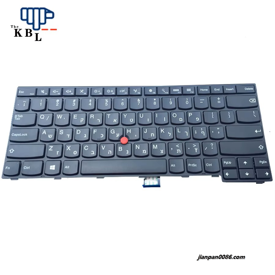 Picture of Oraginal New Hebrew Language For IBM Thinkpad T440 T440P T431 E431 L450 Laptop Keyboard 00HW890 E1