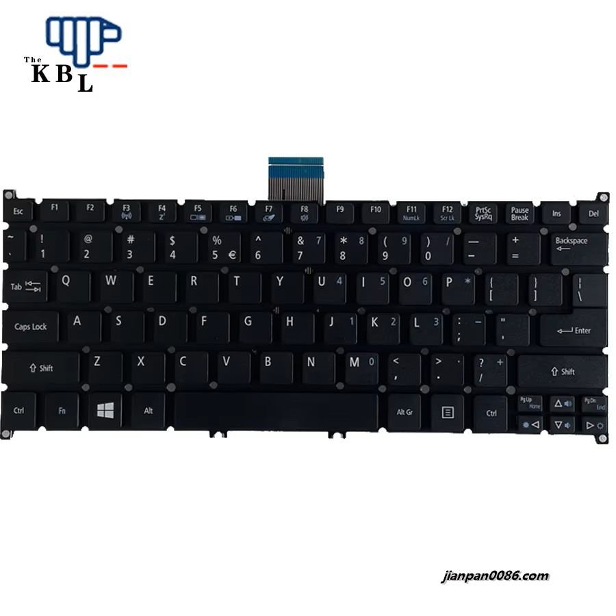 Picture of Original New US Language For Acer TravelMate B113 S3 S5 725 726 S3 Black Laptop Keyboard PK130RO2C00 1PE437