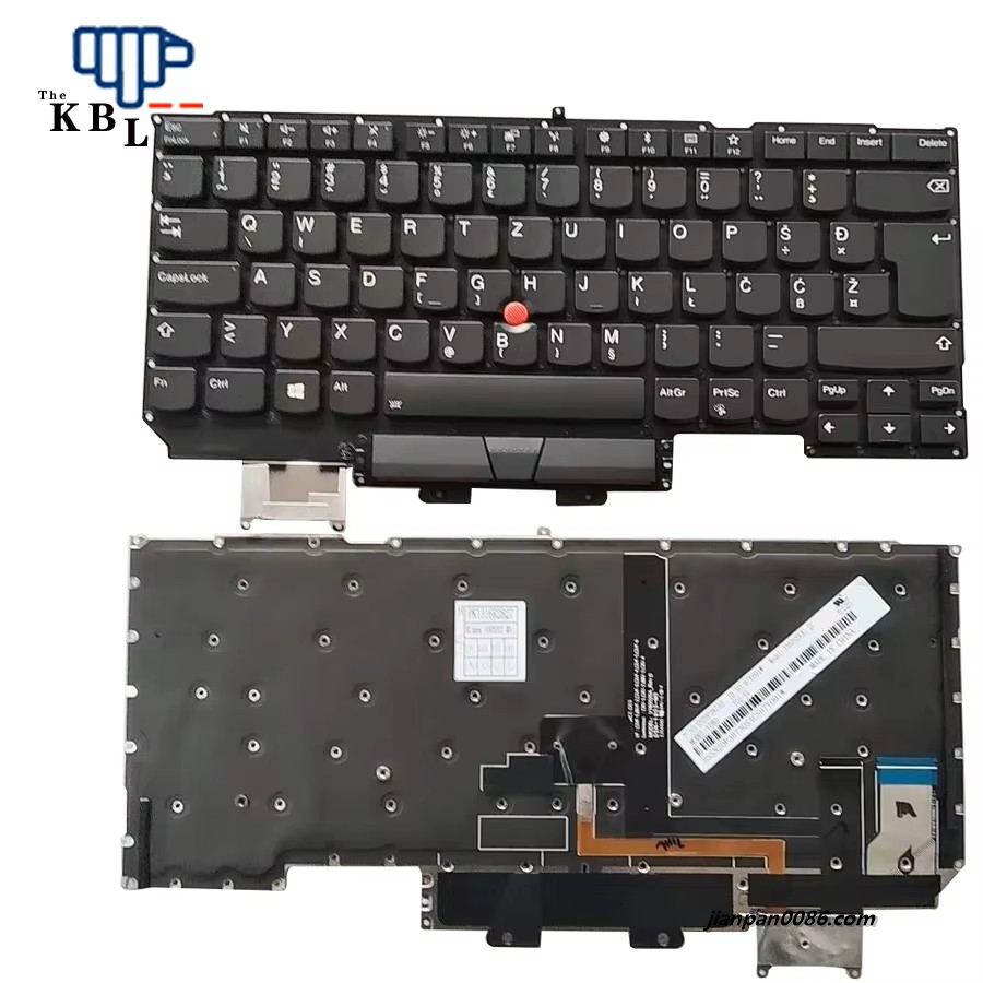 Picture of Original New SA SL YU Language For Lenovo ThinkPad X1 Carbon 5th 2017 Black Backlit Laptop With Pointer V160520CK1 PK1316R2B27 24PTDH5727