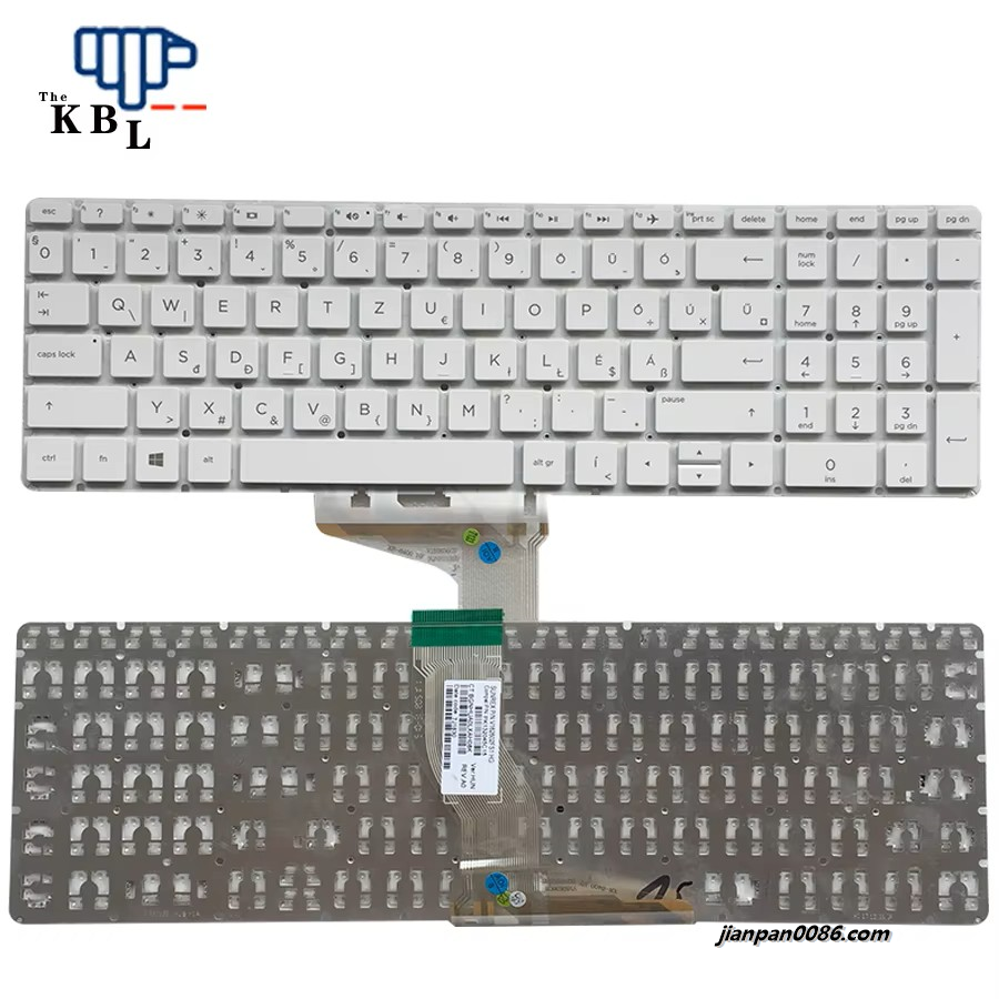 Picture of Original New Hungary Language For HP Pavilion 15-BS 15-BW 15-CC White Laptop Keyboard PK132045C15 PNV162602FS1 7PE645