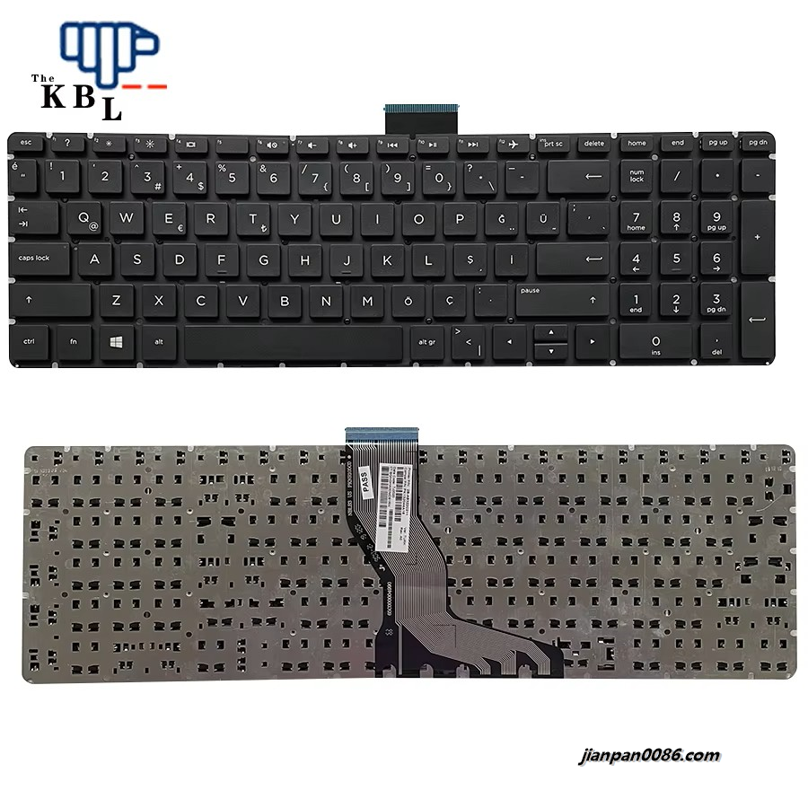 Picture of Original New Turkey Language For HP Pavilion 15-BS 15-BW 15-CC Black Laptop Keyboard PK132044A18 PN2B-AB322C211 5PCS  E644