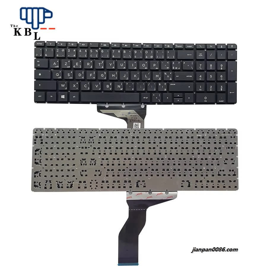 Picture of Original New Arabic-French Language For HP Pavilion 15-BS 15-BW 15-CC Grey Laptop Keyboard PK132043A19 HPM16M63AF-698 10PE641