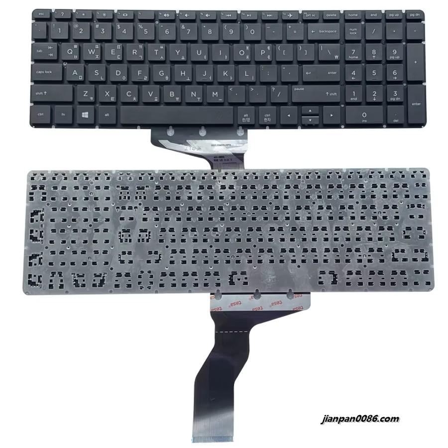 Picture of Original New Korea Language For HP Pavilion 15-BS 15-BW 15-CC Grey  Laptop Keyboard PK132043A19 HPM16M63AF-698 10PCS E641