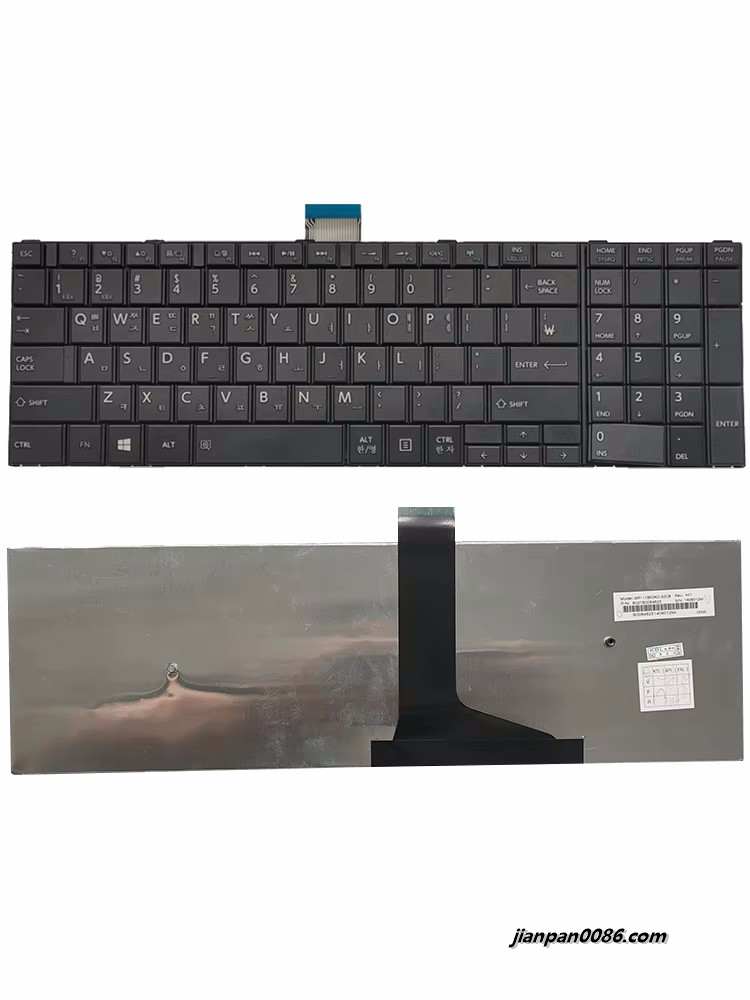 Picture of Original New KR Korean For Toshiba Satellite C50 C50-A C50D-A C55D Black Laptop Keyboard  MP-11B93K0-930N  TDH9161