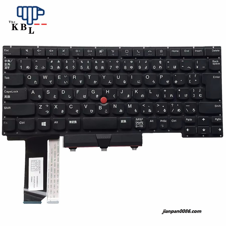 Picture of Original New Japanese Language For Lenovo Thinkpad E14 R14 S3 Gen2 Laptop Keyboard SN20W68351 22PE549