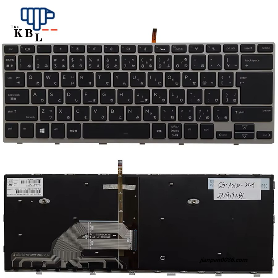 Picture of Oraginal 10967 New Japanese Language For HP Probook 430 440 445 G5 Silver Backlit Laptop Keyboard SG-87730-2VA sn9170BL L00735-291 40PTDh541