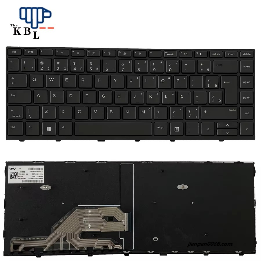 Picture of Original New For HP Brazil Language Probook 430 440 445 G5 Laptop Keyboard SG-87700-40A（No Backlit）E202