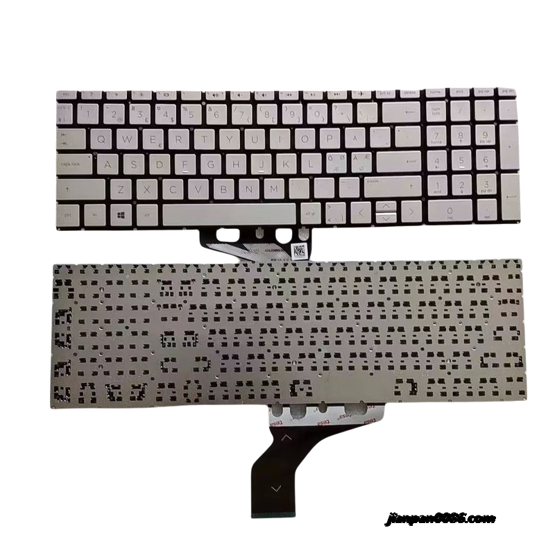 Picture of Original New North Europe Language For HP Pavilion 15-DA 15-DB 15-DW Silver Laptop Keyboard SG-93430-3MA E744