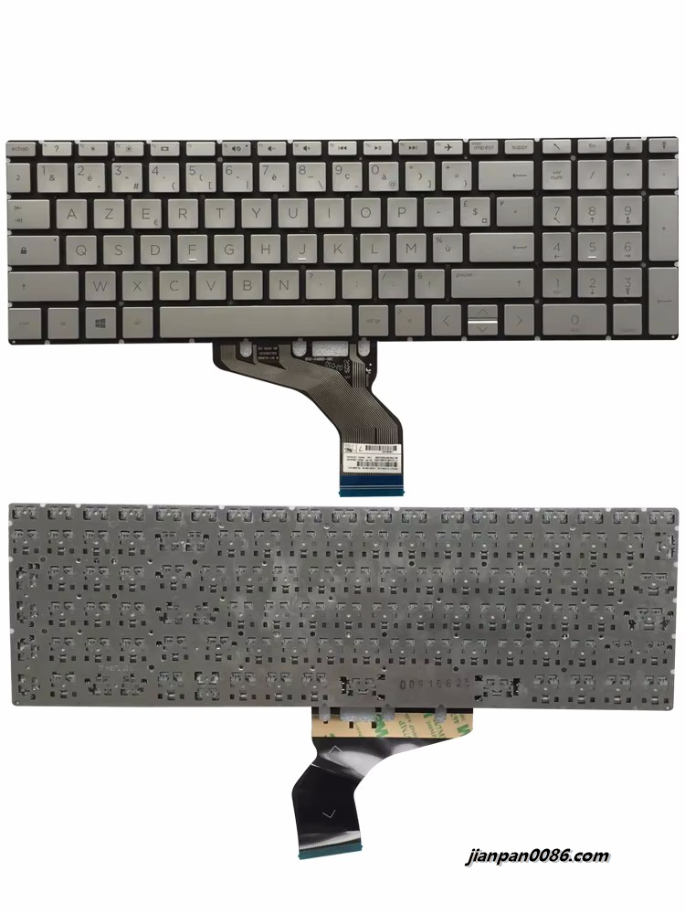 Picture of Original New French Language For HP Pavilion 15-DA 15-DB 15-DW Silver Laptop Keyboard SG-A0880-XFA SN91749 11PE564