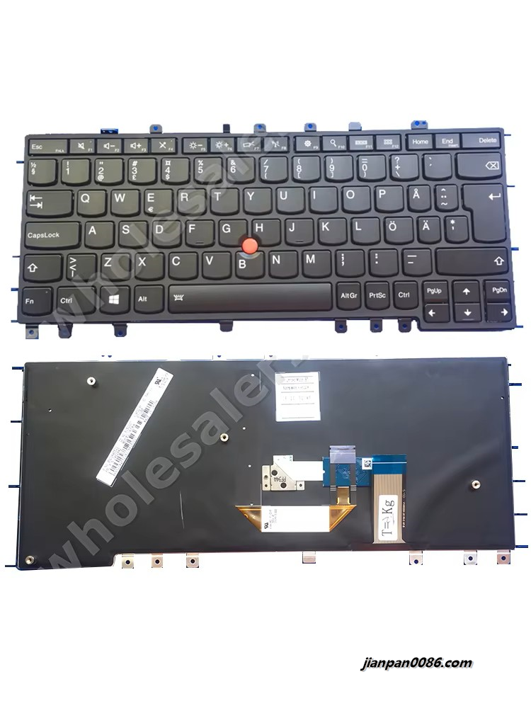 Picture of Original New SO SD SWE For IBM ThinkPad YOGA S1 S240 Keyboard BacklitPK1310D1A33 04Y2942