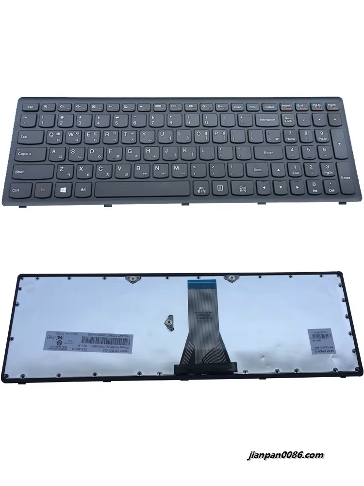Picture of Original New Korean  Language For Lenovo IdeaPad G500S G505S S500 Z510 Z505 Laptop Keyboard 25213757 182P11283 AEST7Y00110 PN.V-136520PS1-KR
