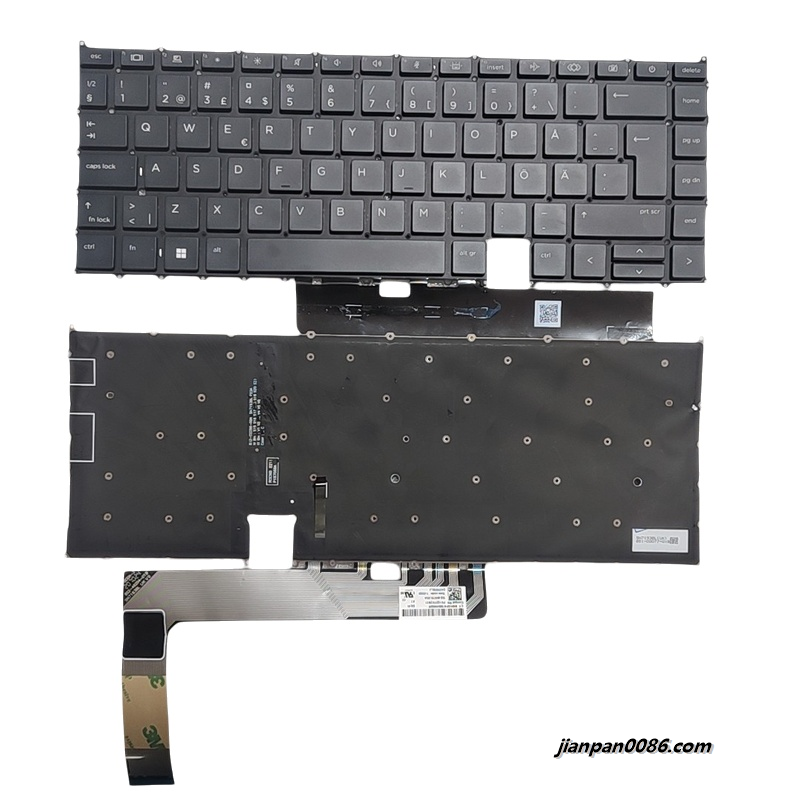 Picture of Original SO Sweden Language For HP EliteBook X360 1040 G7 Backlight Keyboard SG-B0410-2SA SN7193BL3 PK132YK2B31 C172