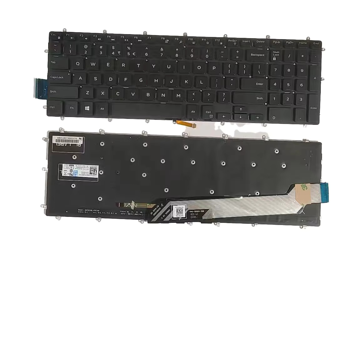 Picture of Original New US Indian Language For Dell 15-G3 3590 Black Backlight Laptop Keyboard SG-85100-40A 4PA529 19136