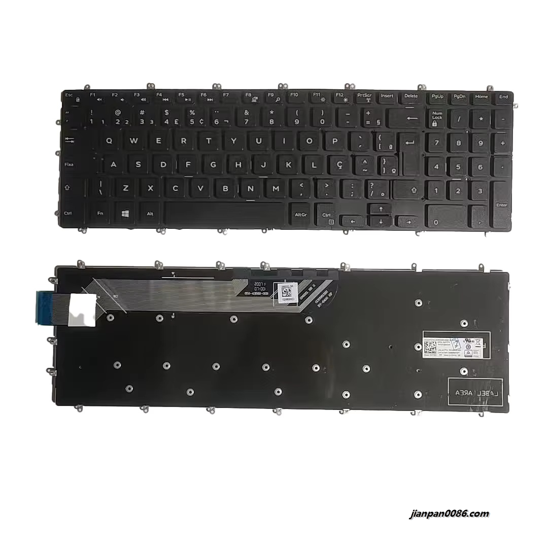 Picture of Original New Brazil Language For HP 15-G3 3590 Black NOBacklight Laptop Keyboard SG-85100-40A SN7251 DP/N:04PC73  PK131Q04A44 35PA529 19143