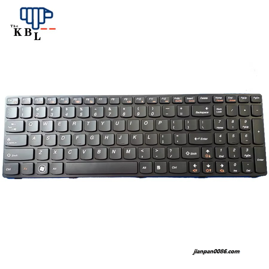 Picture of Original 16129 New US Language For Lenovo Ideapad V570 B570 Z570 B570A B575 B590 Black Laptop Keyboard MP-10A33US-6861 PN-250111852 TDH9087