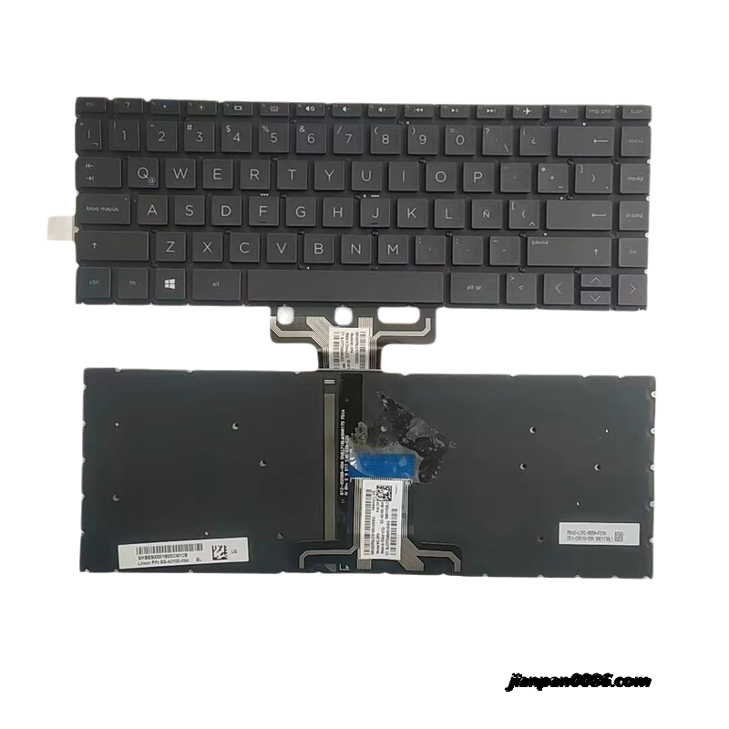 Picture of Original New Latin Language For HP Pavilion x360 14-CD 14-CE Black Backlight Laptop Keyboard  SG-A0100-X9A TDH5025