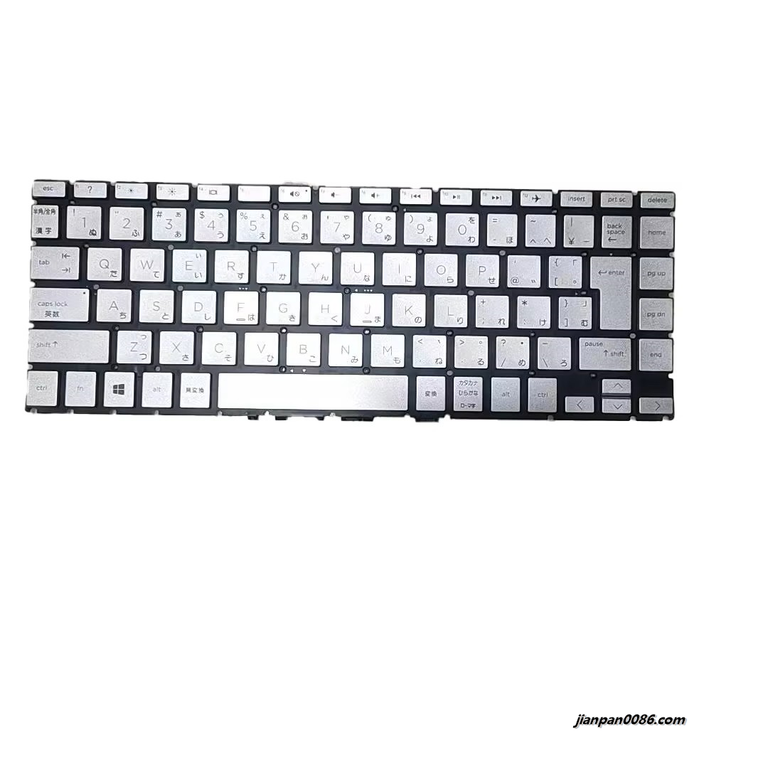 Picture of Original New Japanese Language For HP 14-CD Silver Nobacklight Laptop Keyboard SG-99540-2VA SN61771 1PA520 19059