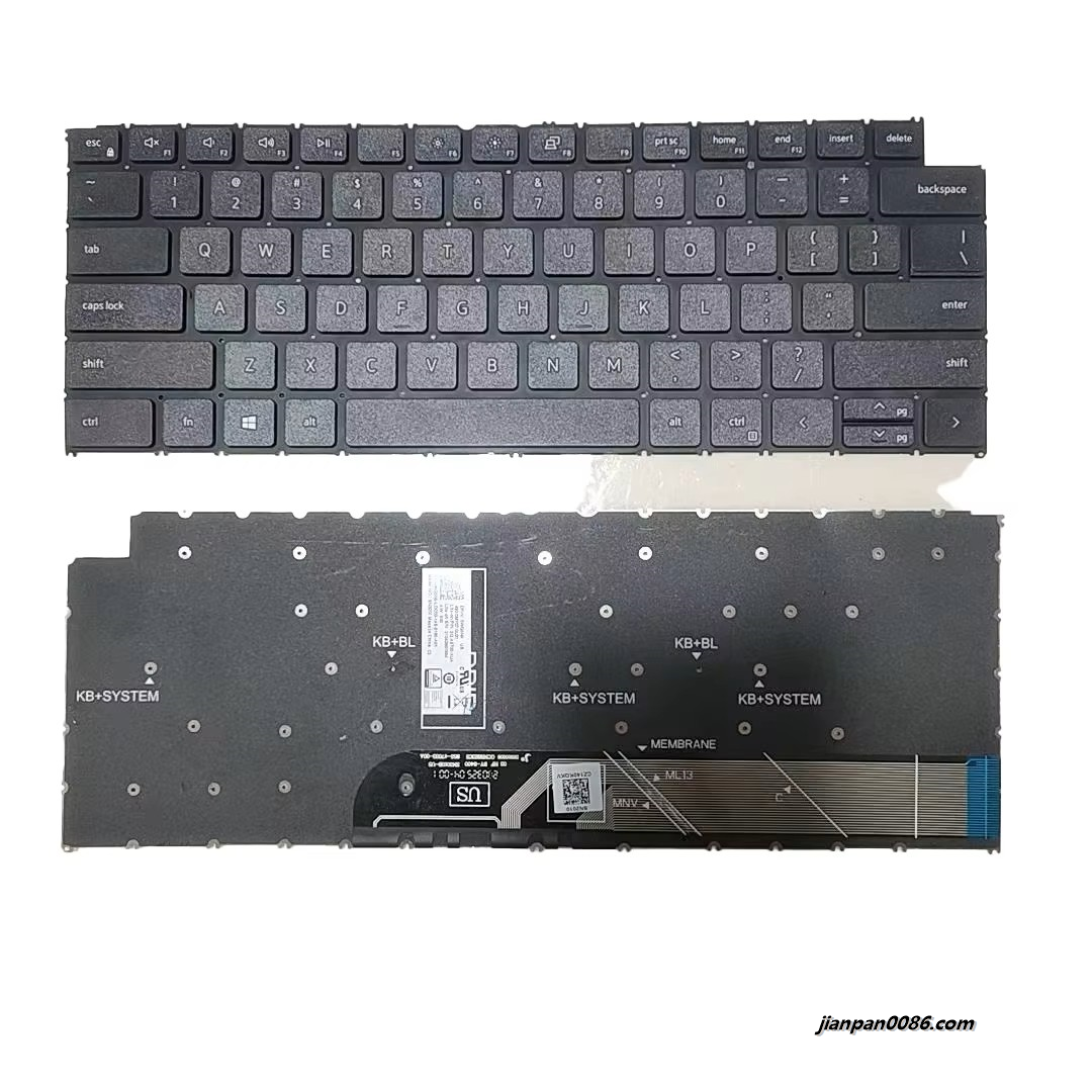 Picture of Original New US Language For Dell 7490 Black NOBacklight Laptop Keyboard SG-A5770-XUA SN2010 DPN0WG5N8 5PA518 19028 