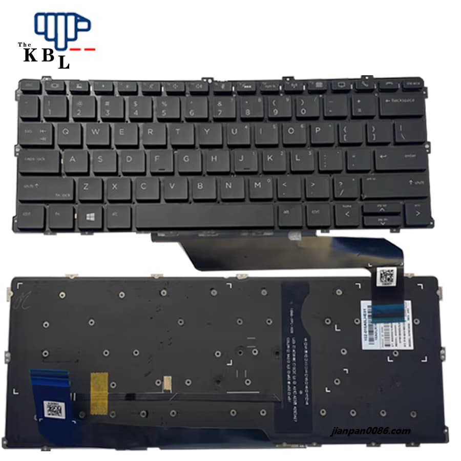 Picture of Original New US Language For HP Folio 1020 G1 1030 G1 Elitebook x360 1030 G2 G3 Black Laptop Backlight Keyboard HPM16A63USJ9301