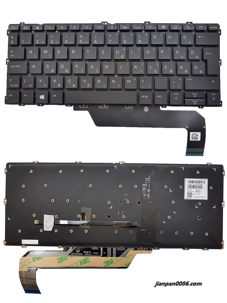 Picture of Original New Hungry HU Language For HP FOLIO 1020 G1 1030 G1 Elitebook x360 1030 G2 G3 Backlit Black Laptop Keyboard 2B-BB915Q100 L02471-211