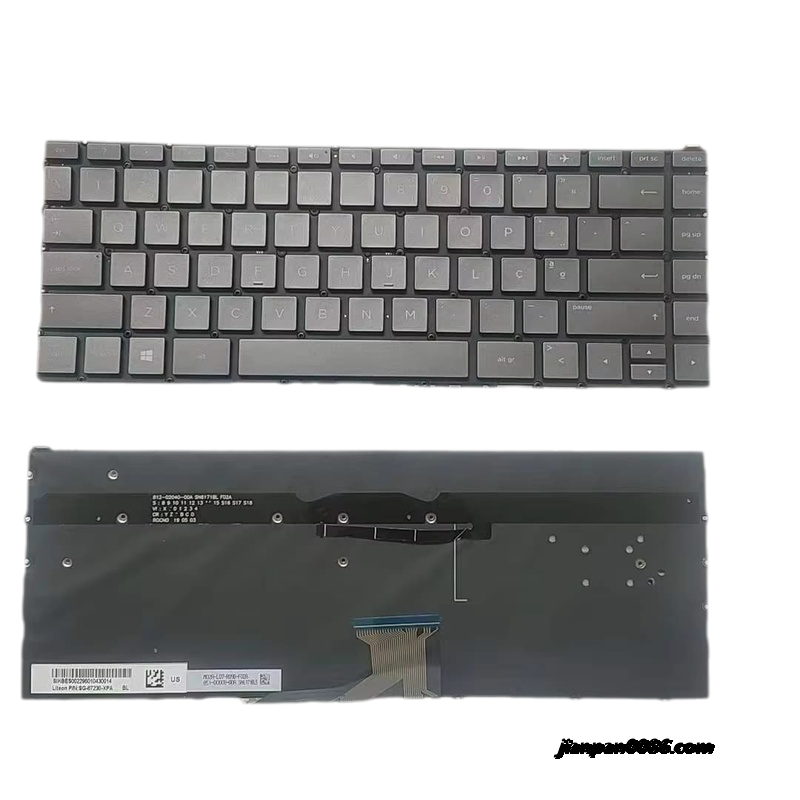 Picture of Original New Portugal Language For HP Spectre x360 13-AC 13-AC00 Grey Backlight Laptop Keyboard SG-87230-XPA 40PTD4165