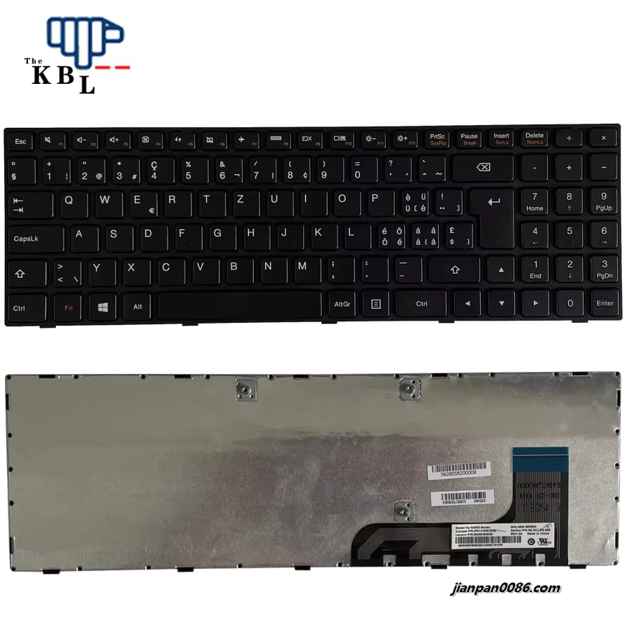 Picture of Original New Swiss Language For Lenovo 100-15 100-15IBY 100-15IB Black Side Cable Laptop Keyboard PK131ER1A26 1PE442