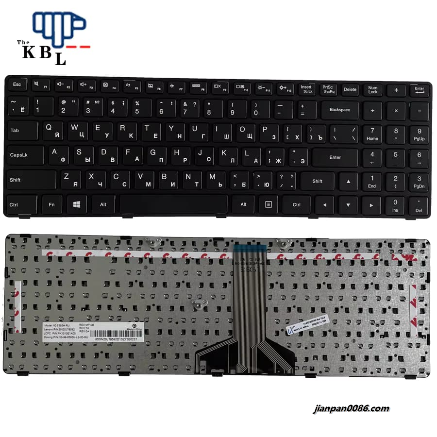 Picture of Original New Russia Language For Lenovo 100-15 B50-50 100-15IBD Black Middle Cable Laptop PK1310E1A05 1PE442