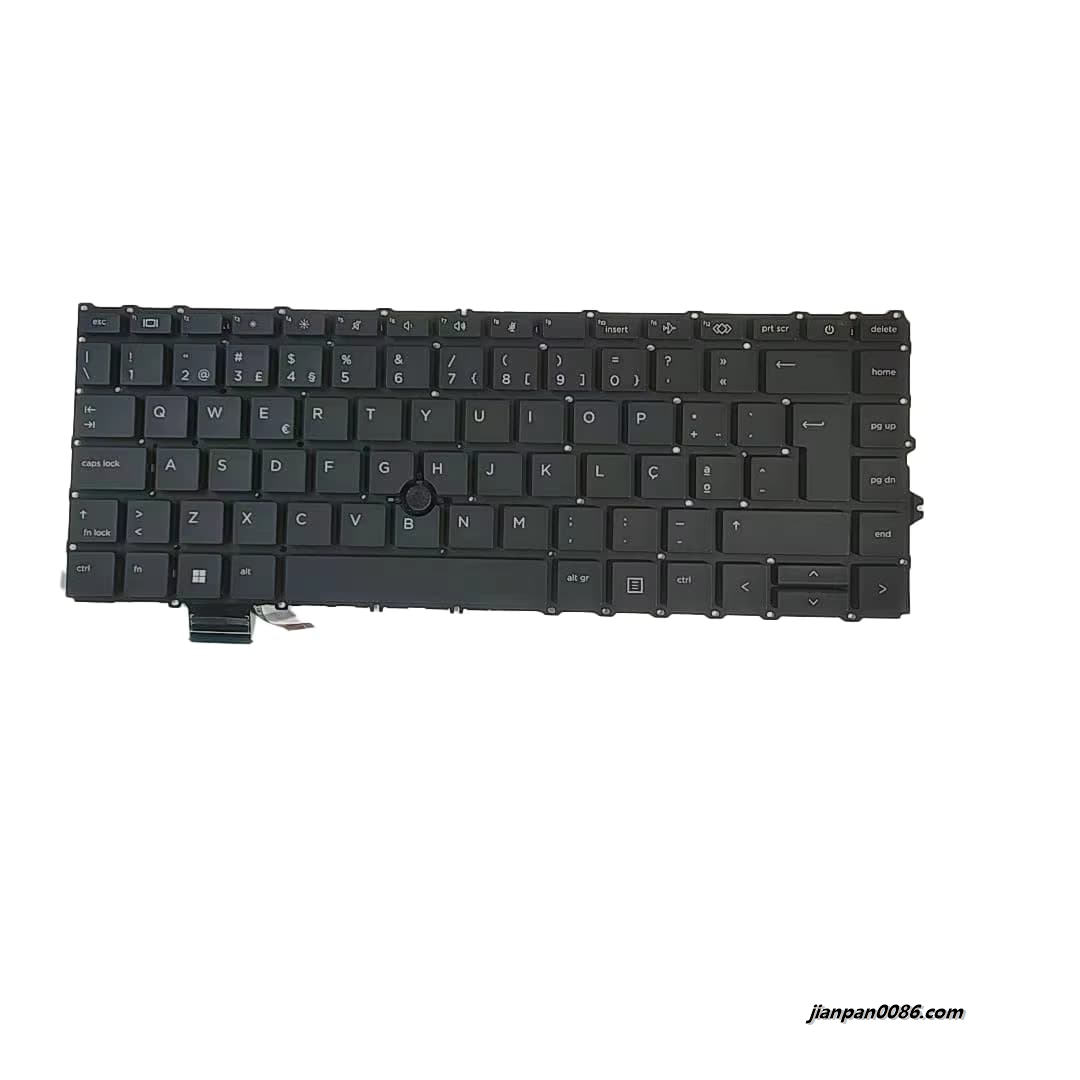 Picture of Original New Portugue Language For HP 840 G7 Black NOBacklight Laptop Keyboard SG-2130-2PA 1PA564 19433
