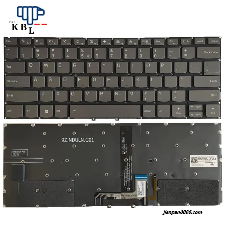Picture of Original New USI Language For Lenovo Yoga C930 Backlit Black Laptop Keyboard PD4VB PK1318S2A02 SN20Q88218 9Z.NDUBN.H1D 2P5941
