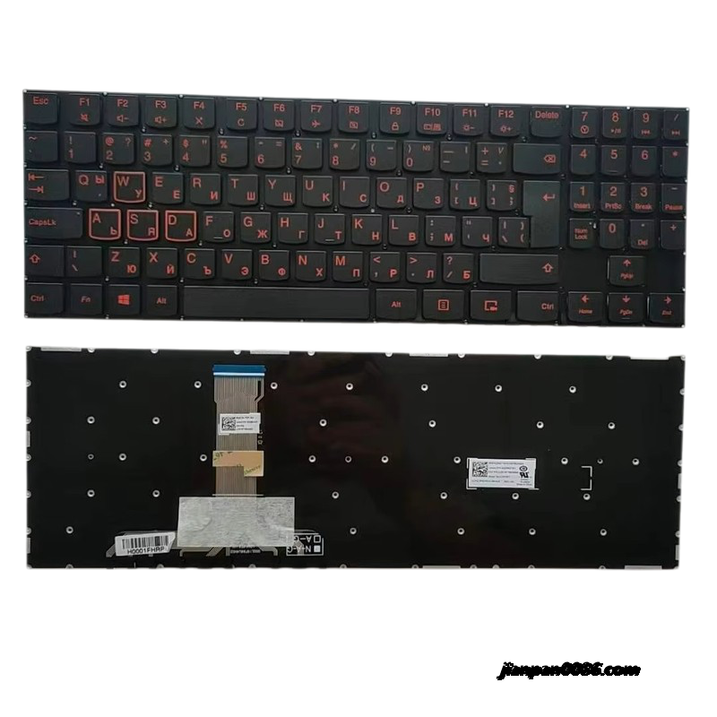 Picture of Original New Bulgaria Language For Lenovo Legion Y520 Y720 NoBacklit Red Word Laptop Keyboard PK1313B1A28  38PTDH3613