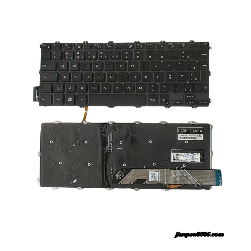 Picture of Original New Brizal Language For Dell 14-5480 5580 5585 7586 Black Backlit Laptop Keyboard SG-93930-40A SN8275BL 01FRHK A543 40PTDH5218